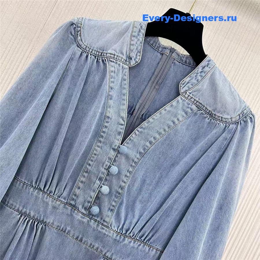 Zimm Lucky Denim Midi Dress