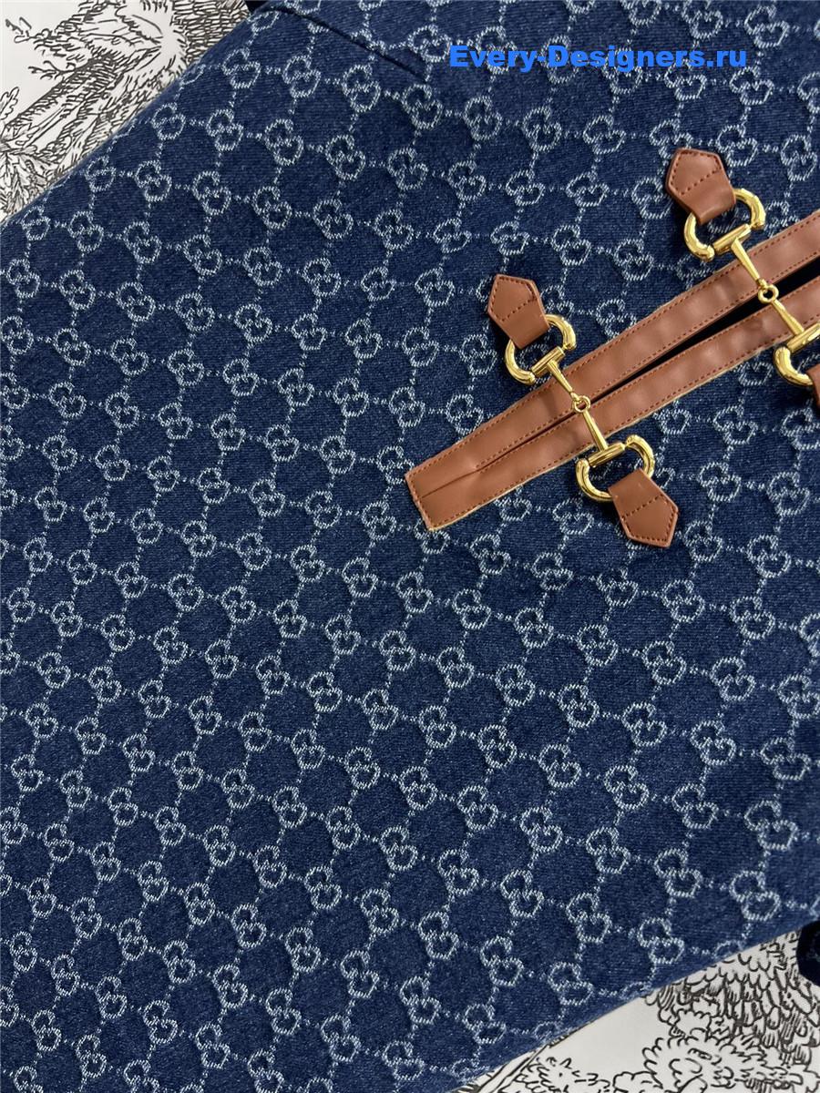 Gvc*1 gg denim jacquard dress