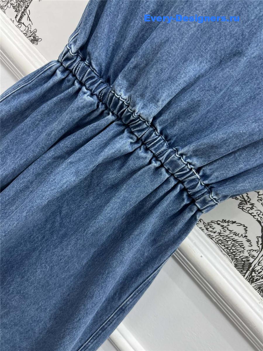 Miu Miu Washed Denim Dress
