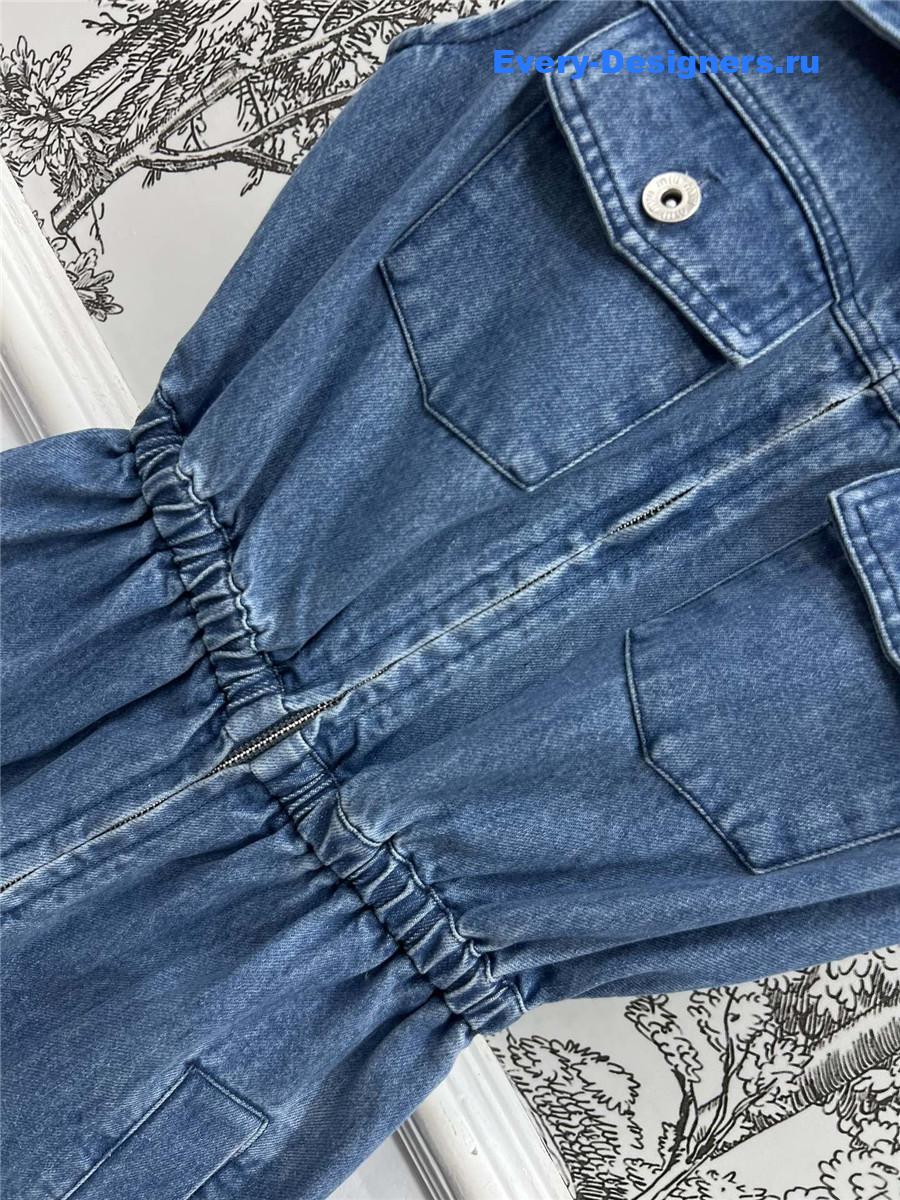 Miu Miu Washed Denim Dress