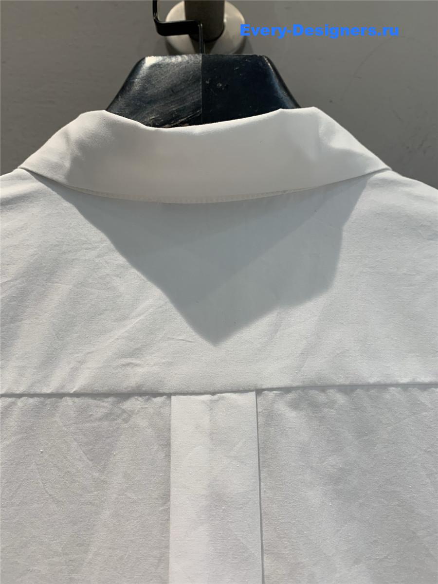 D10r white poplin shirt