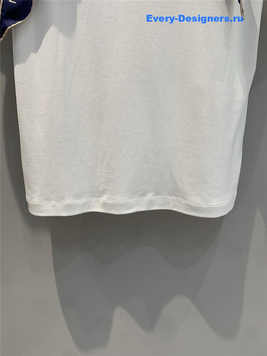 l0vis Vvtt0n lv scarf hooded tee