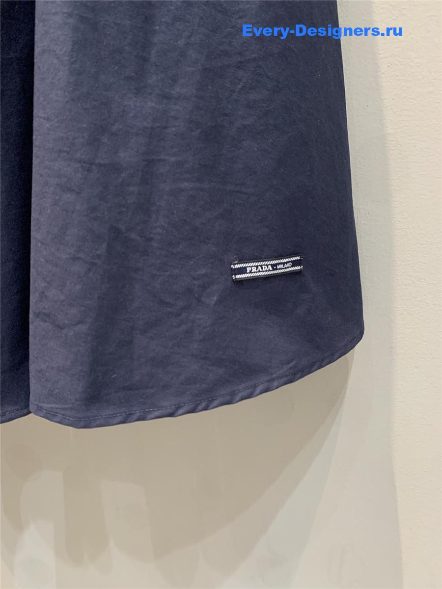 Pra*a navy canvas dress