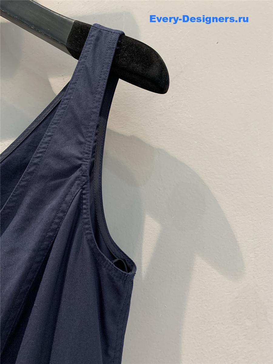 Pra*a navy canvas dress