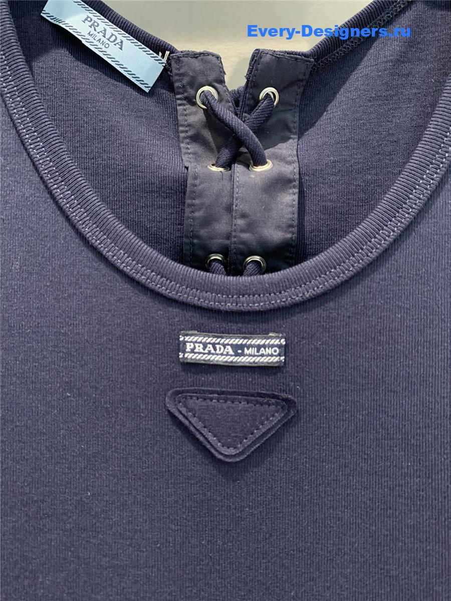 Pra*a dark blue straps tank