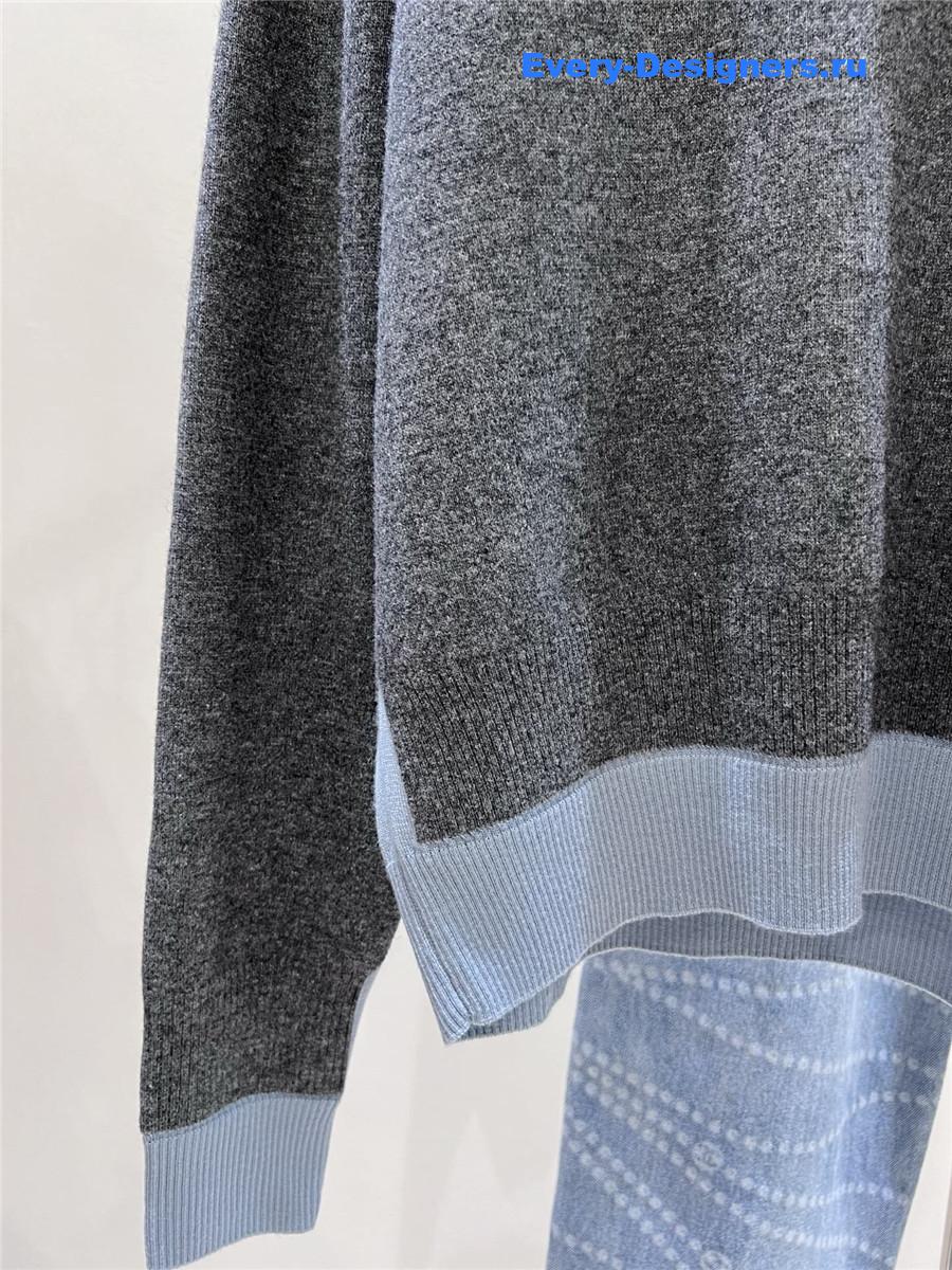 Miu Miu Cashmere Wool Polo Sweater