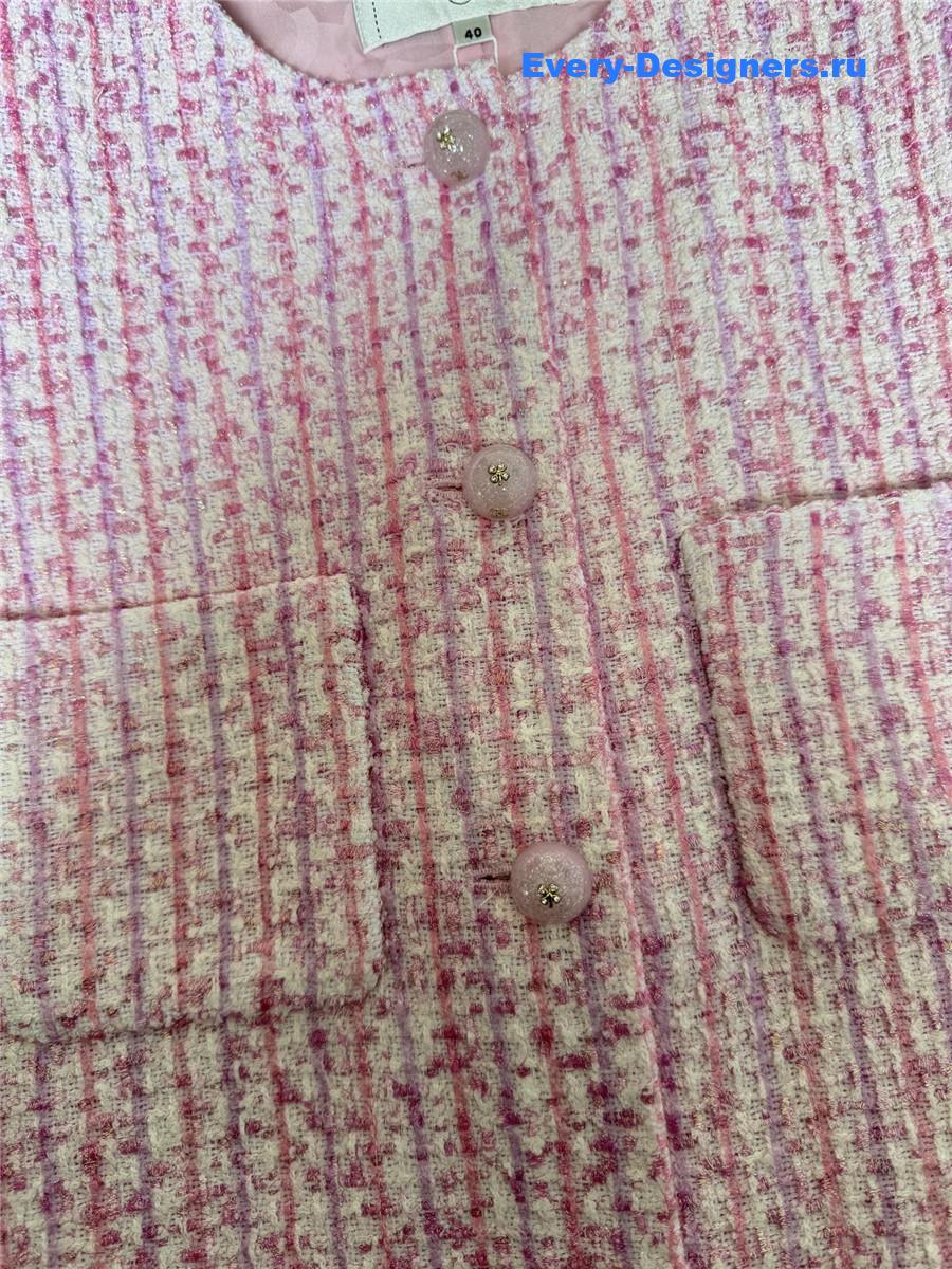 Ch**el pink vest jacket