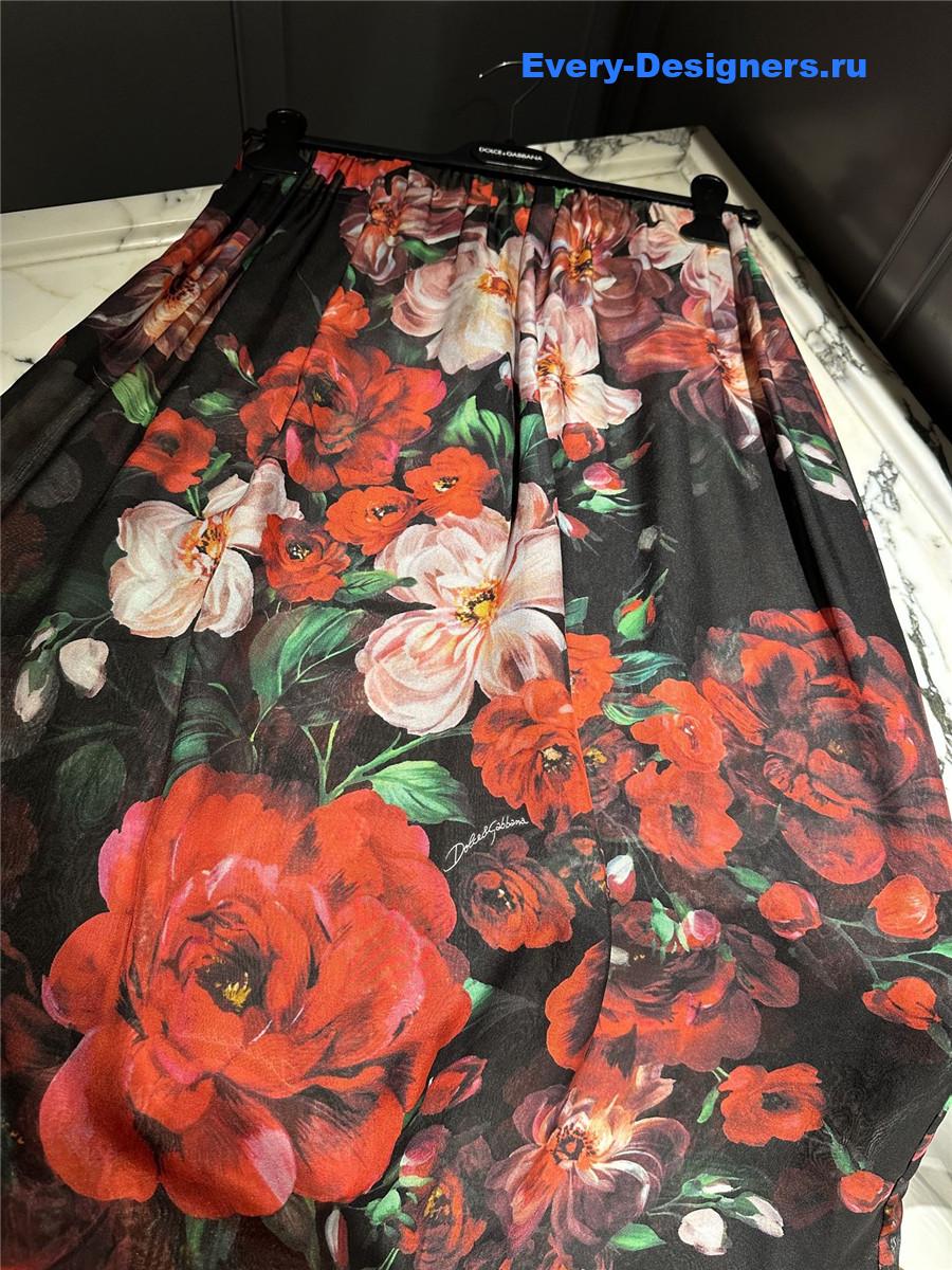 Dolce & Gabbana Rose Skirt