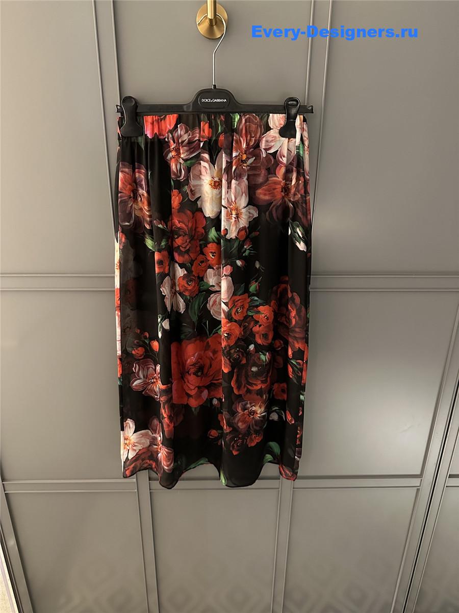 Dolce & Gabbana Rose Skirt