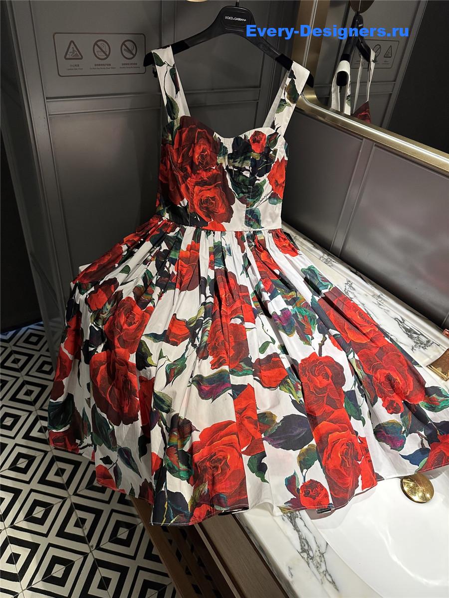 Dolce&Gabbana Rose Corset Dress
