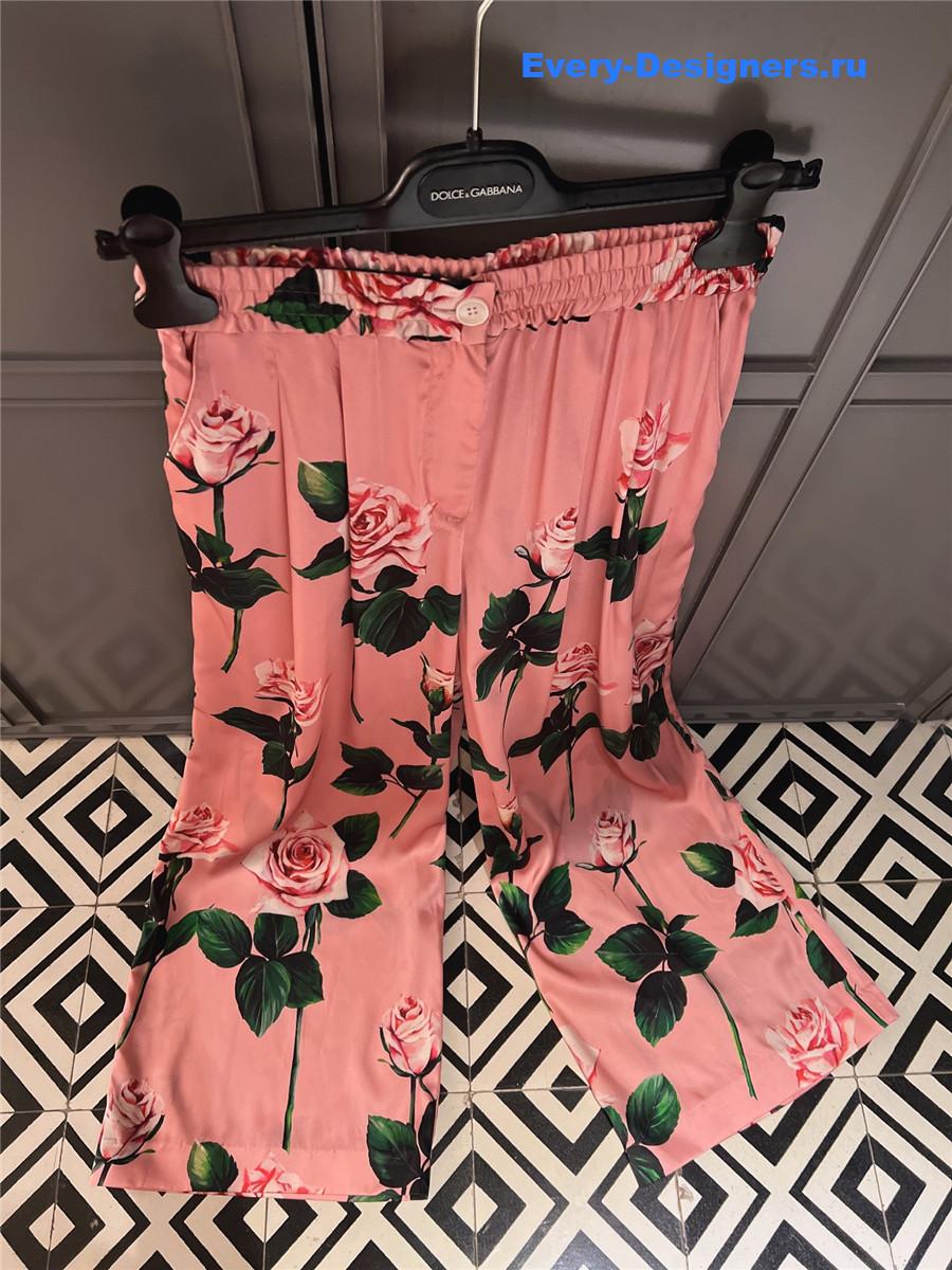 Dolce & Gabbana Silk Pajama Pants