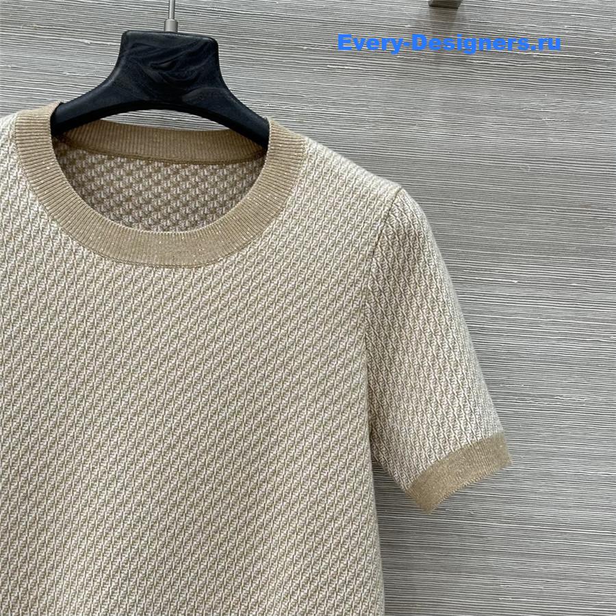 F**di crew neck knit top