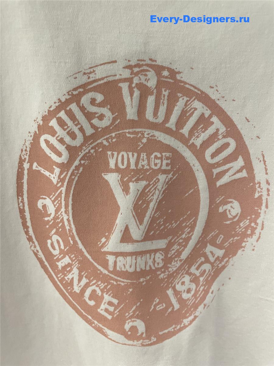 l0vis Vvtt0n lv stamp crop top