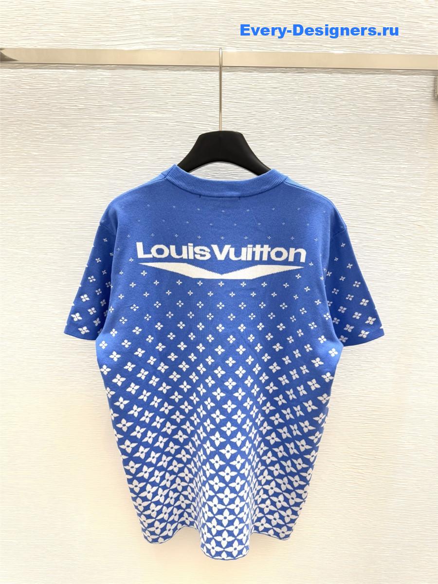 l0vis Vvtt0n gradient knit top