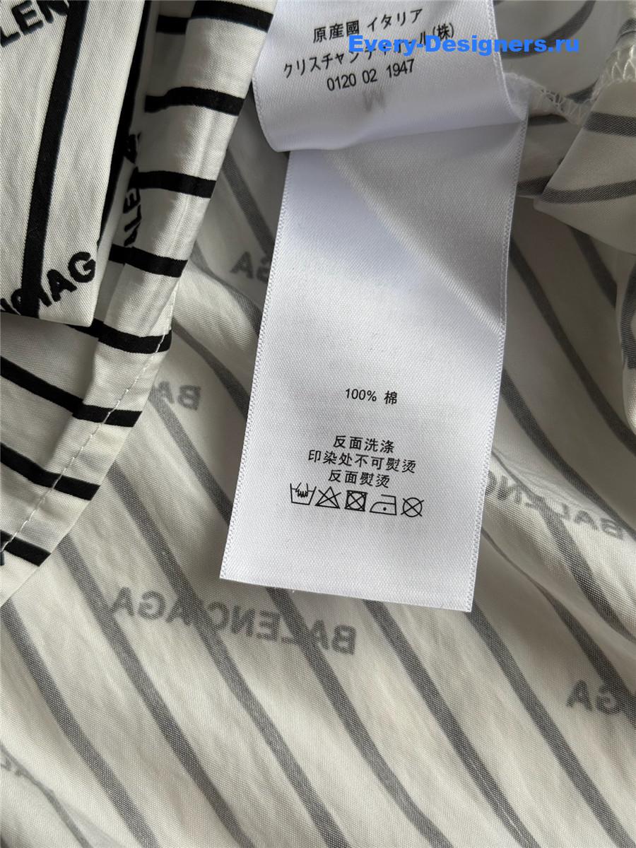 Ba1en*iaga black white shirt
