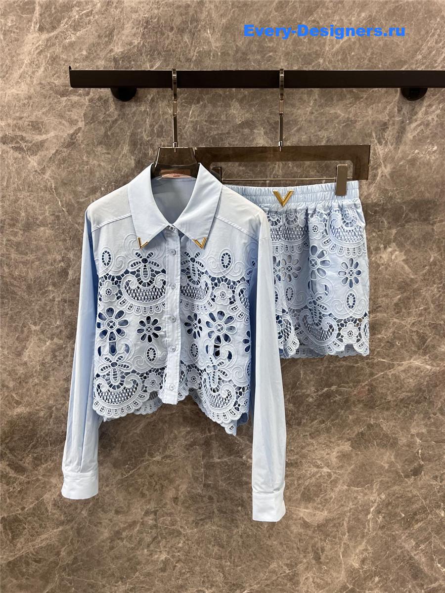 Va1e*ntin0 blue lace set