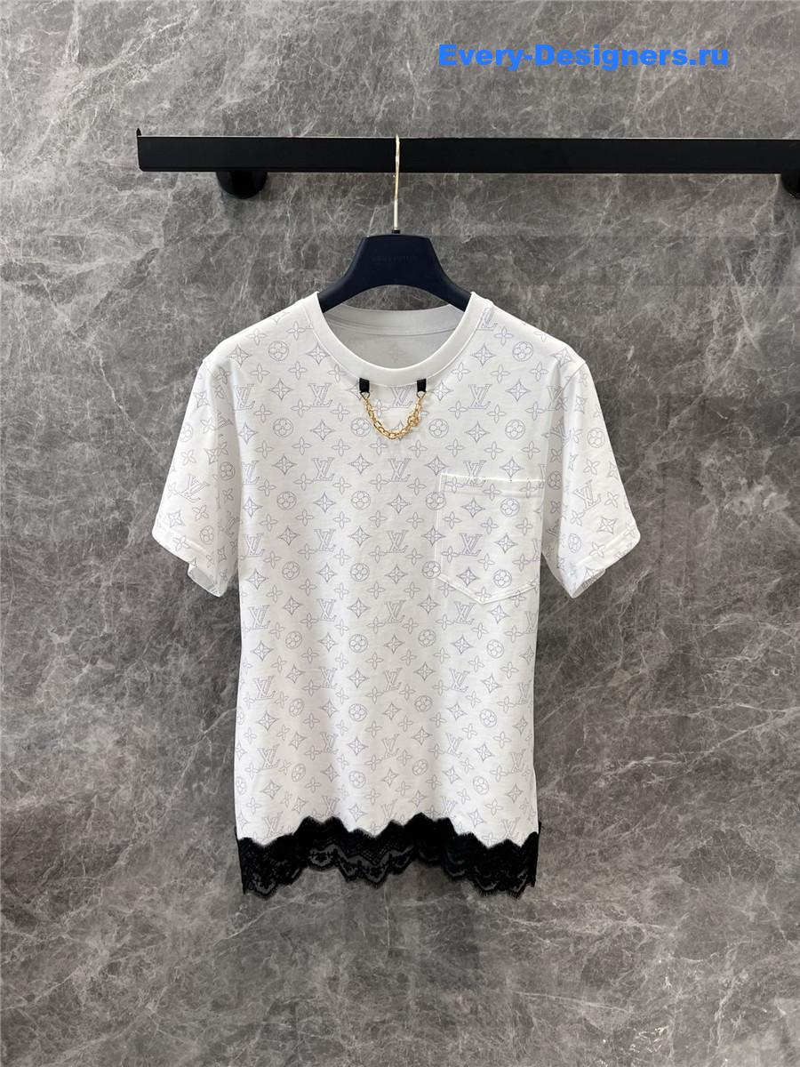 l0vis Vvtt0n logo print tee