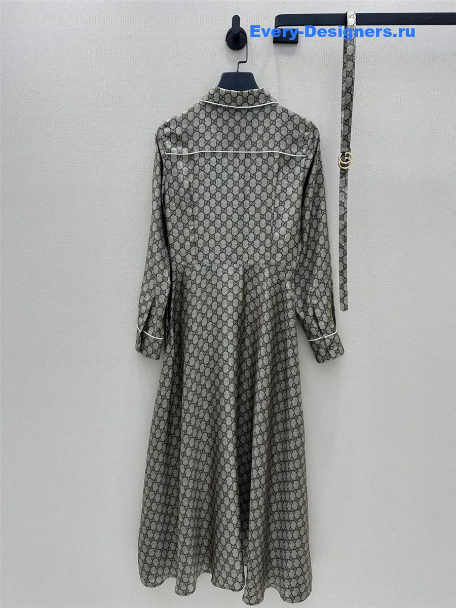 Gvc*1 gg silk midi dress