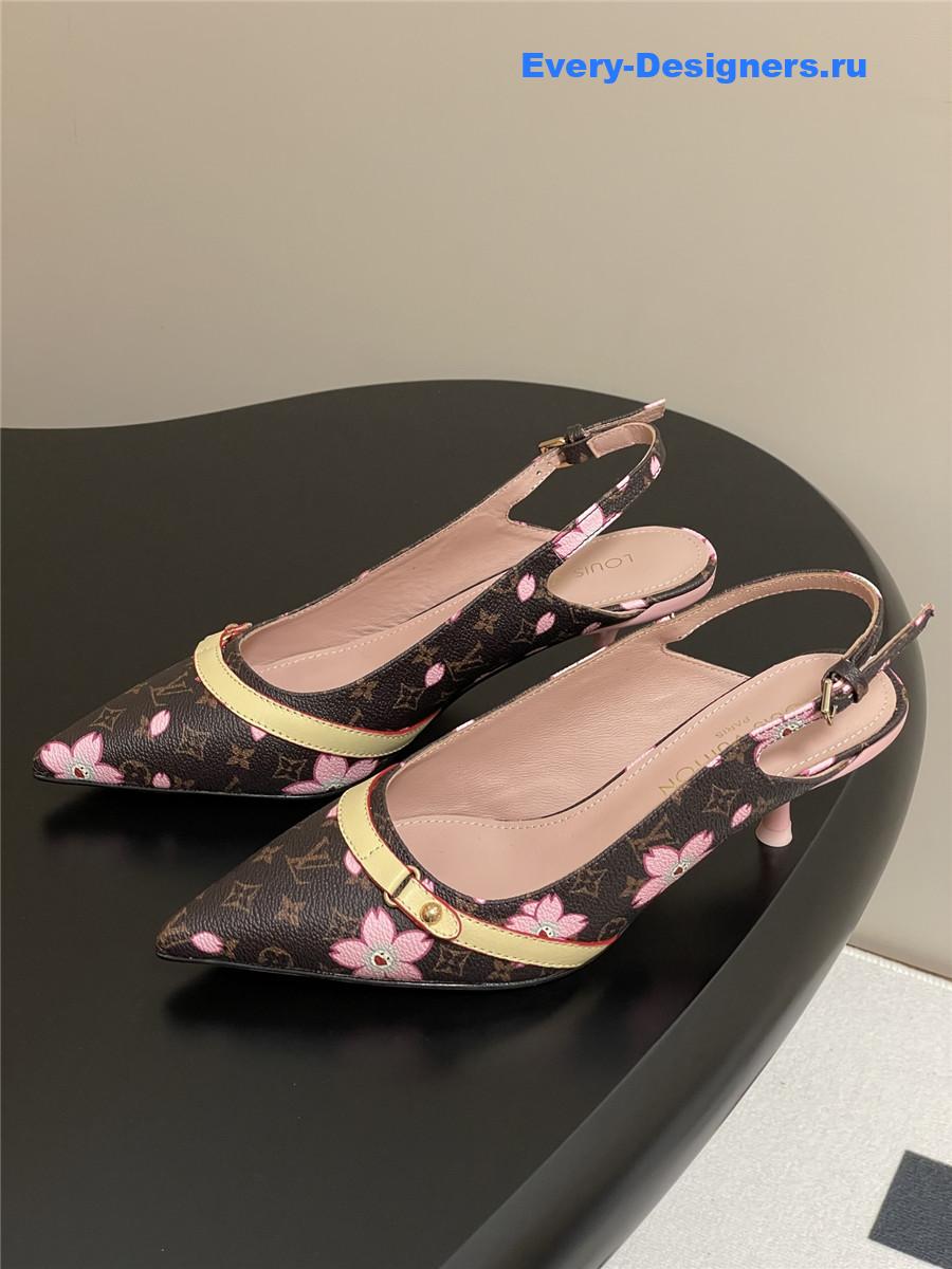 l0vis Vvtt0n sakura slingbacks