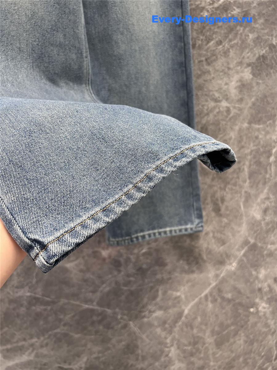 l0vis Vvtt0n embroidered straight jeans