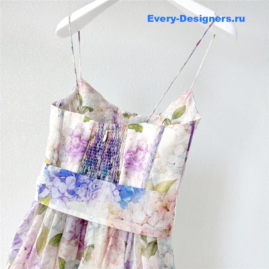 Zimme Hydrangea Corset Dress