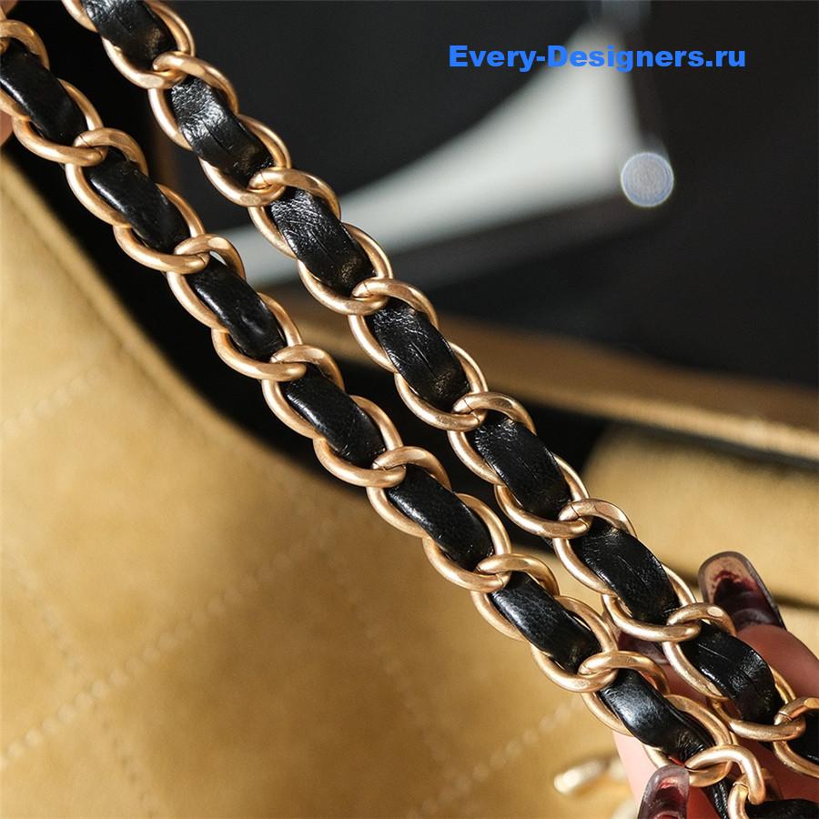 Ch**el brown cc logo shopping bag