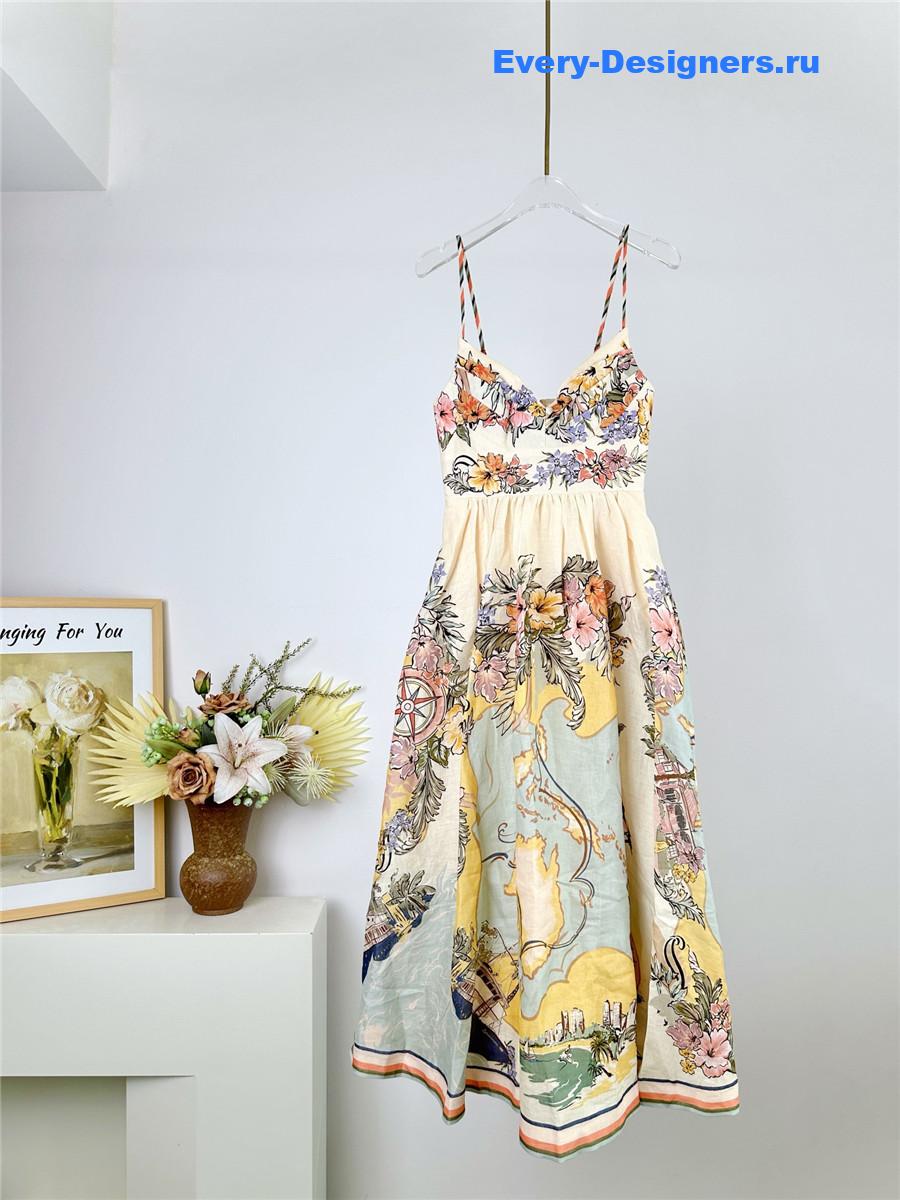 Zimm Nautical Map Dress