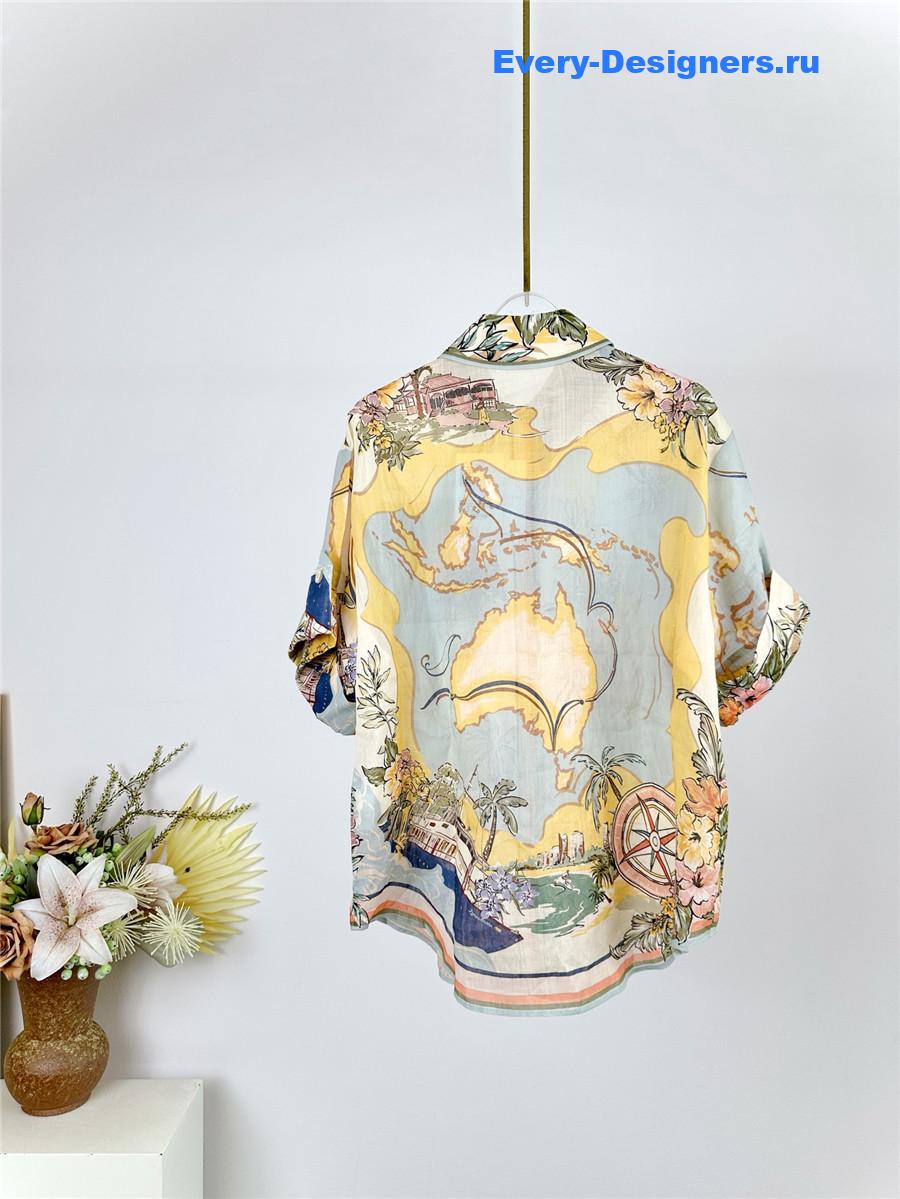 Zimm Nautical Map Shirt