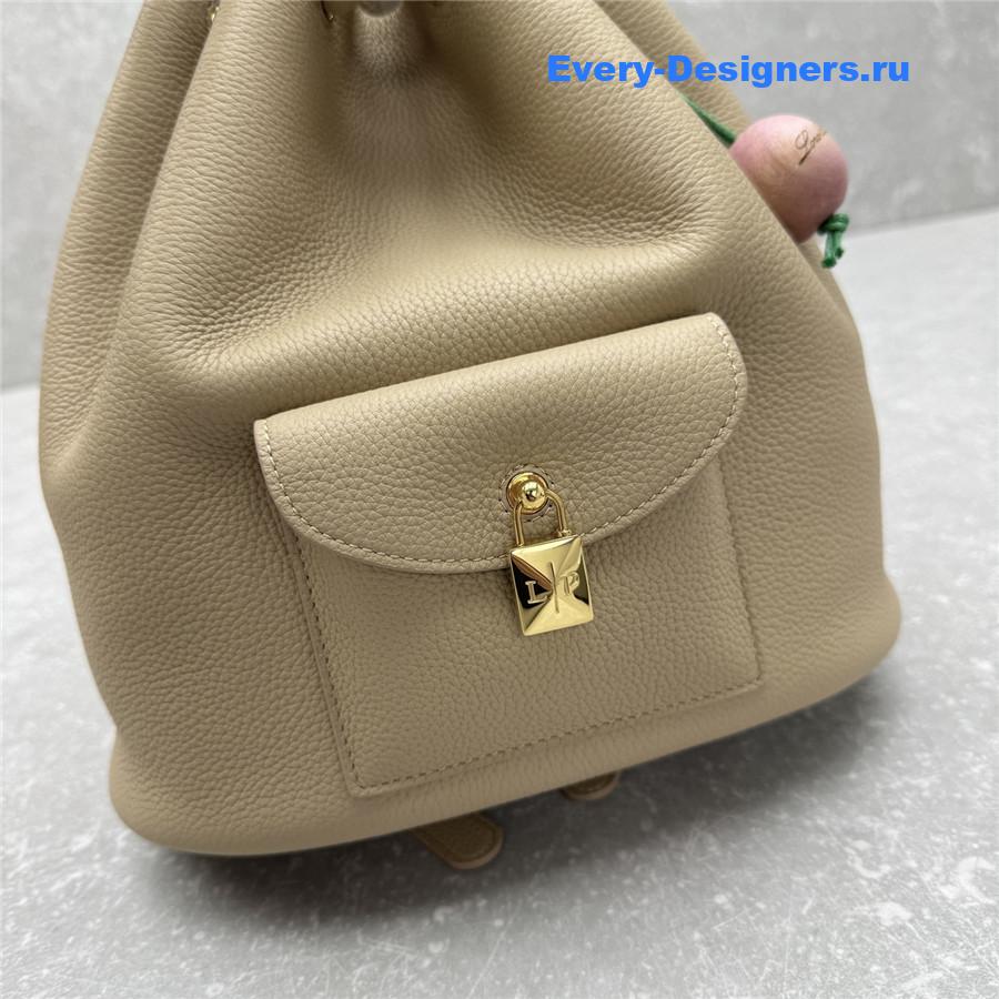 L0r0 P1ana calfskin drawstring backpack