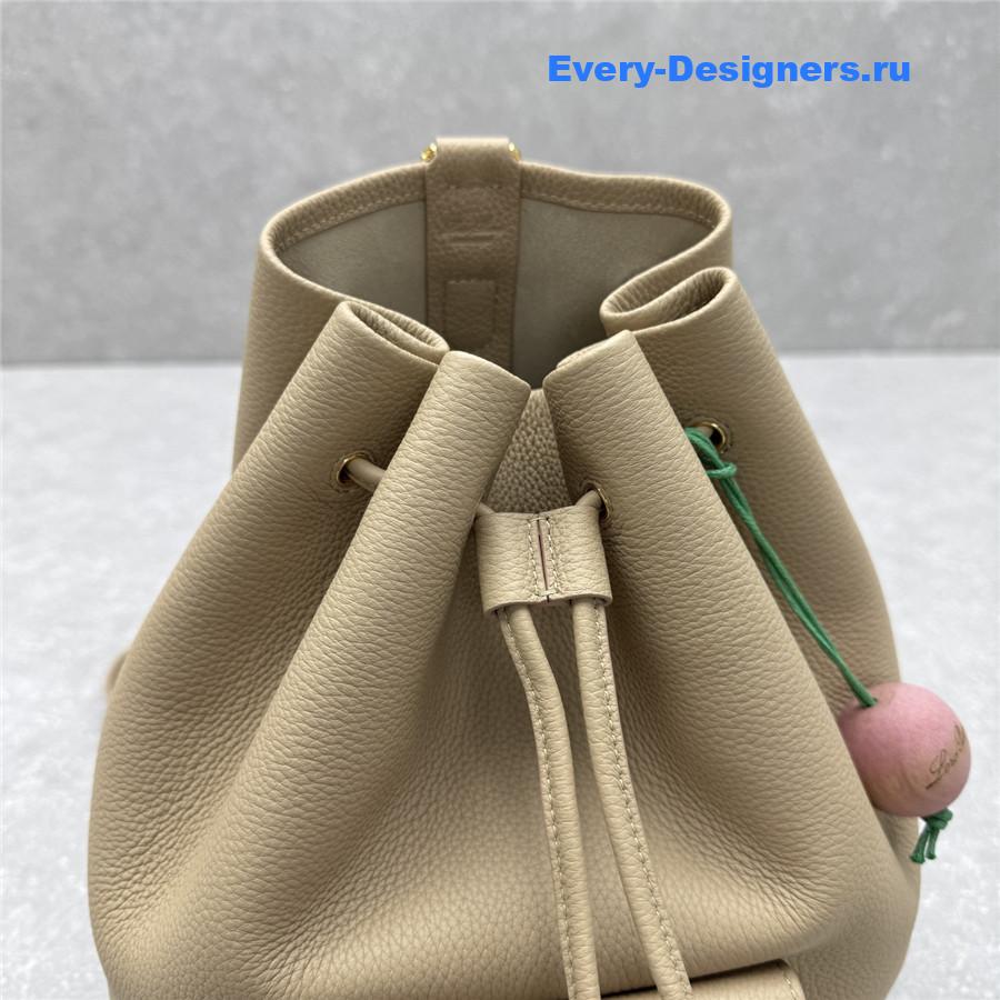 L0r0 P1ana calfskin drawstring backpack