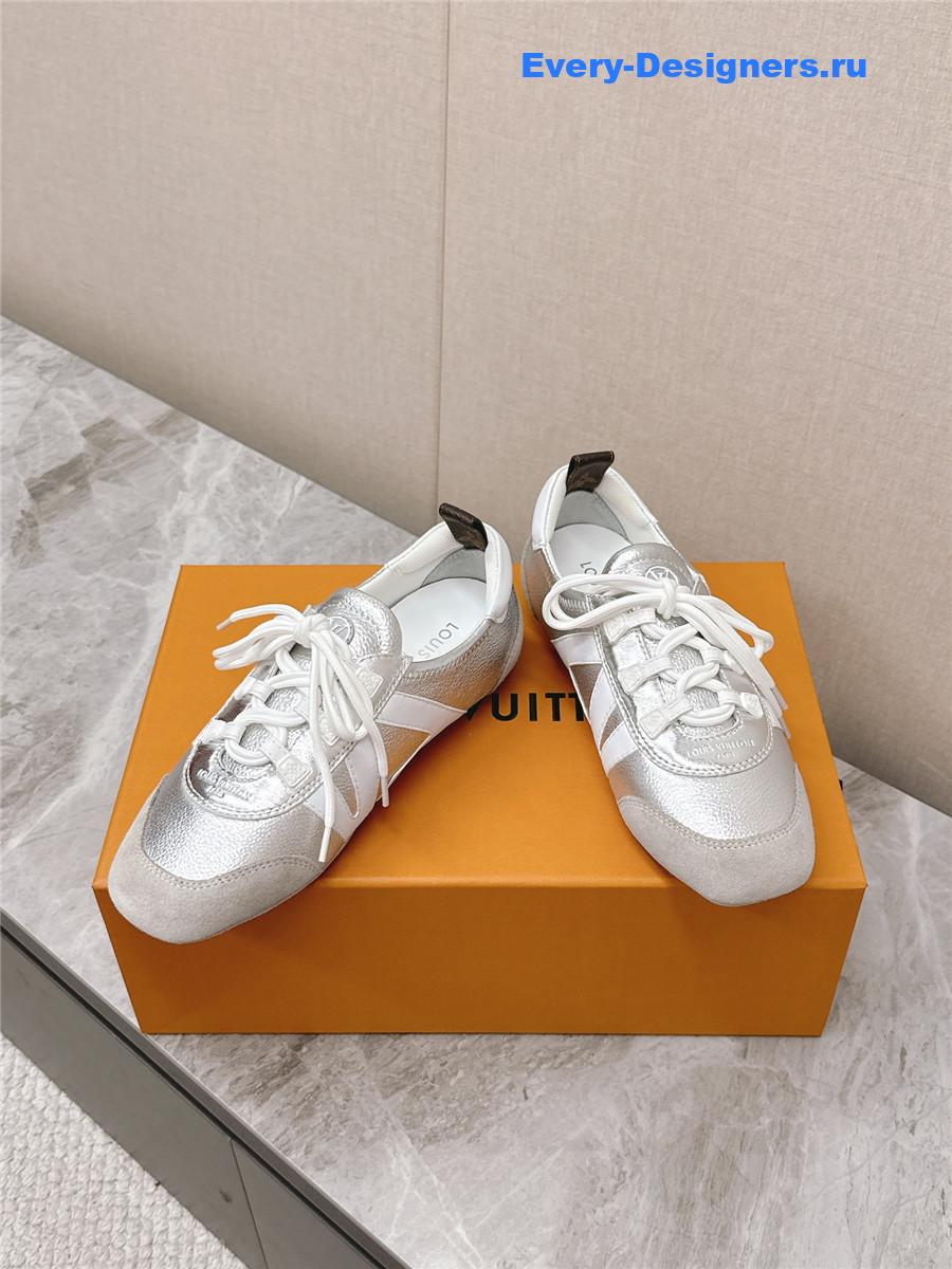 l0vis Vvtt0n silver sneakerina ballet sneakers