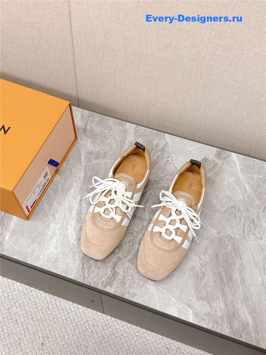 l0vis Vvtt0n brown sneakerina ballet sneakers
