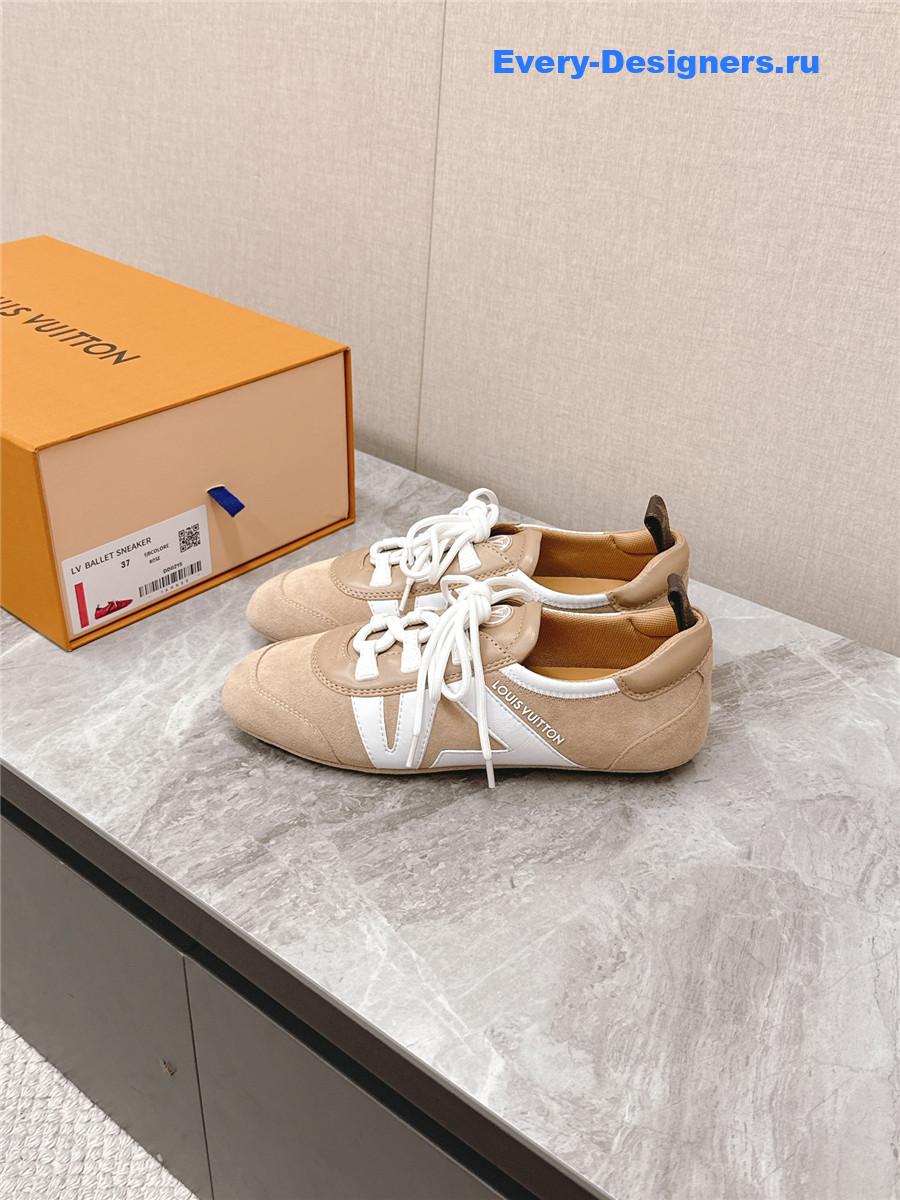 l0vis Vvtt0n brown sneakerina ballet sneakers