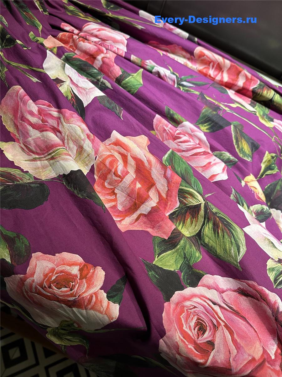 Dolce & Gabbana Floral Ruffle Dress