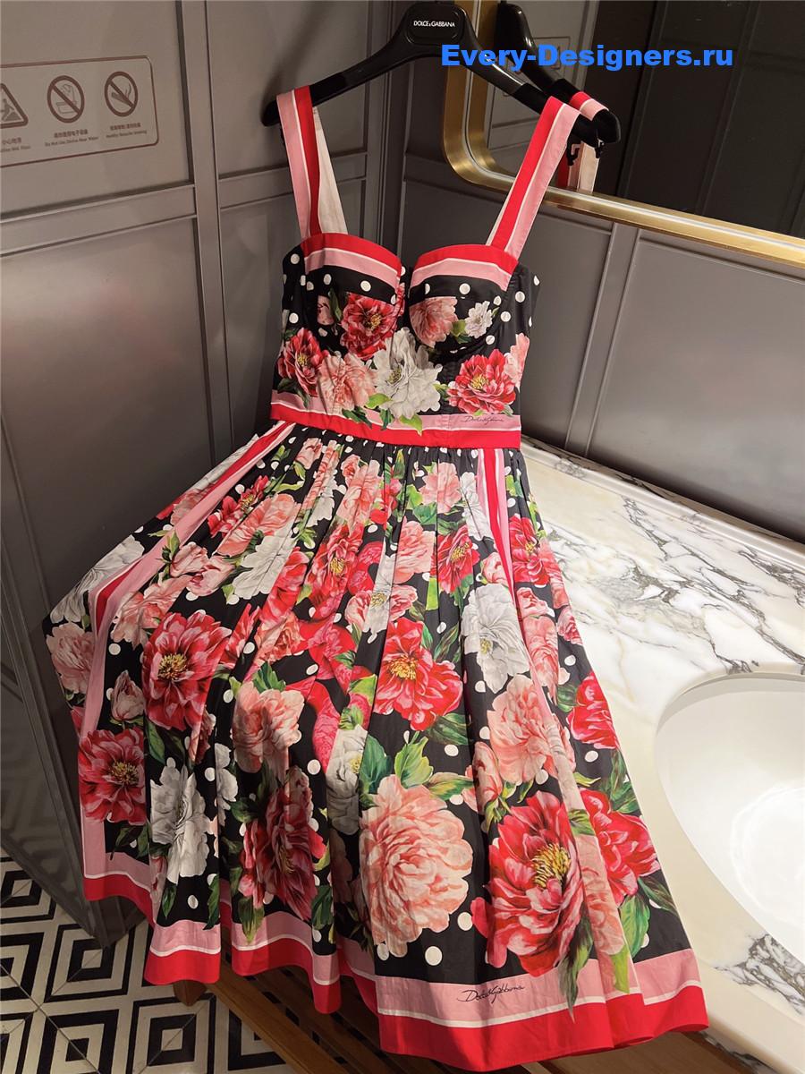 Dolce&Gabbana Poplin Camisole Dress