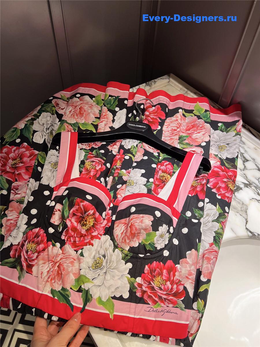 Dolce&Gabbana Poplin Camisole Dress