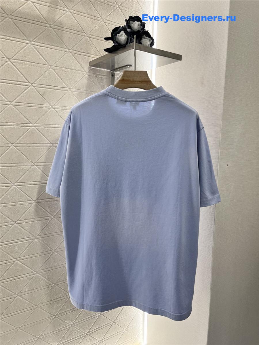 L0ew* blue short-sleeved t-shirt