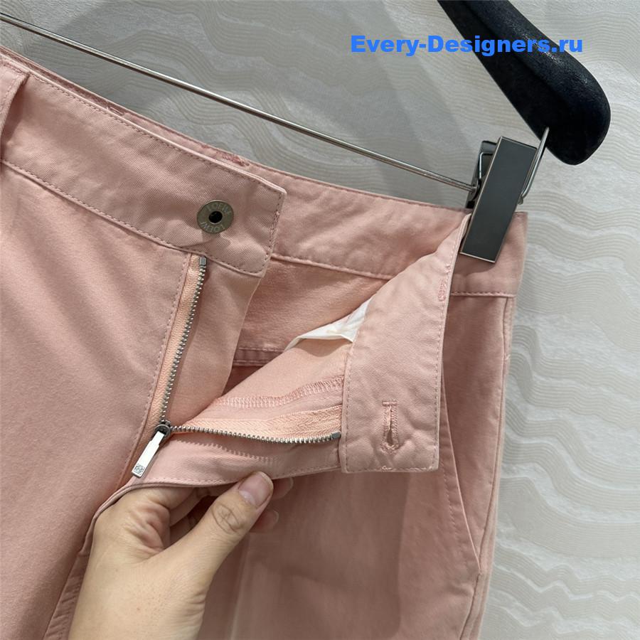 L0ew* pink anagram bermuda shorts