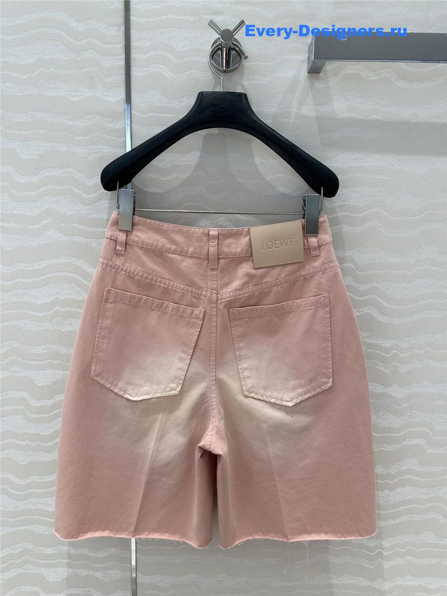 L0ew* pink anagram bermuda shorts