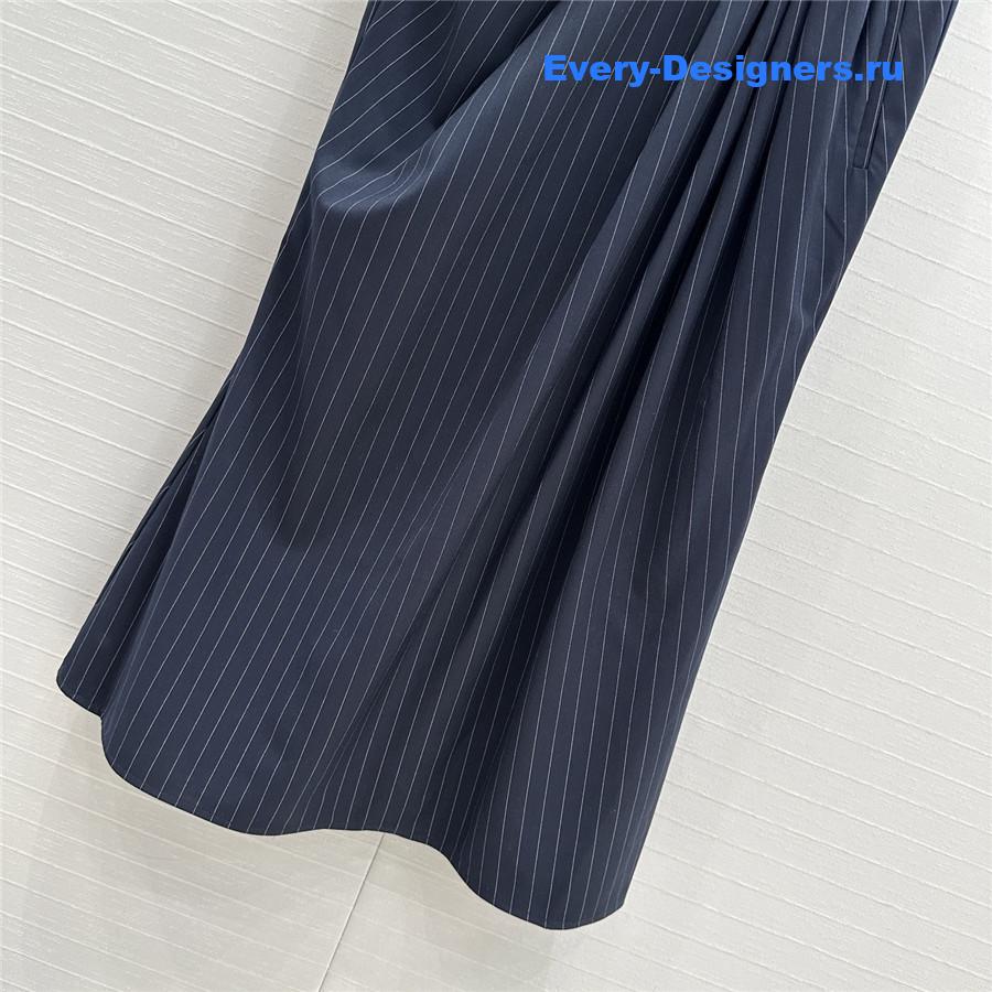 L0ew* draped leather skirt