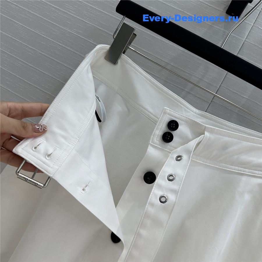 D10r white belted skirt
