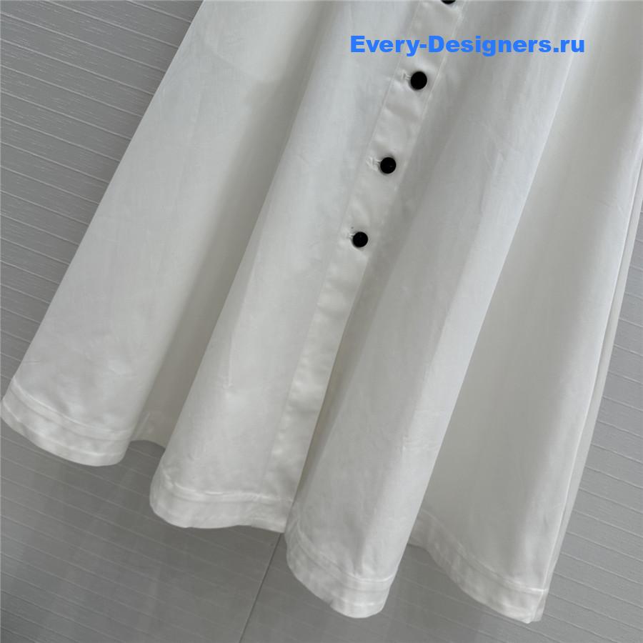 D10r white belted skirt