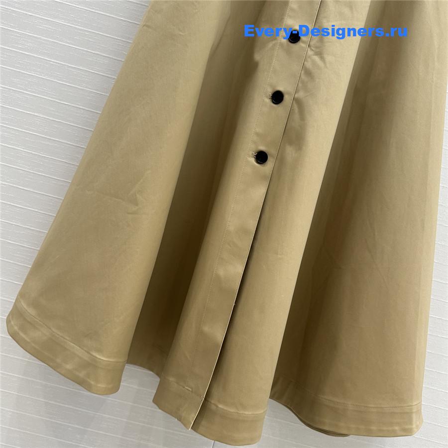 D10r brown belted skirt