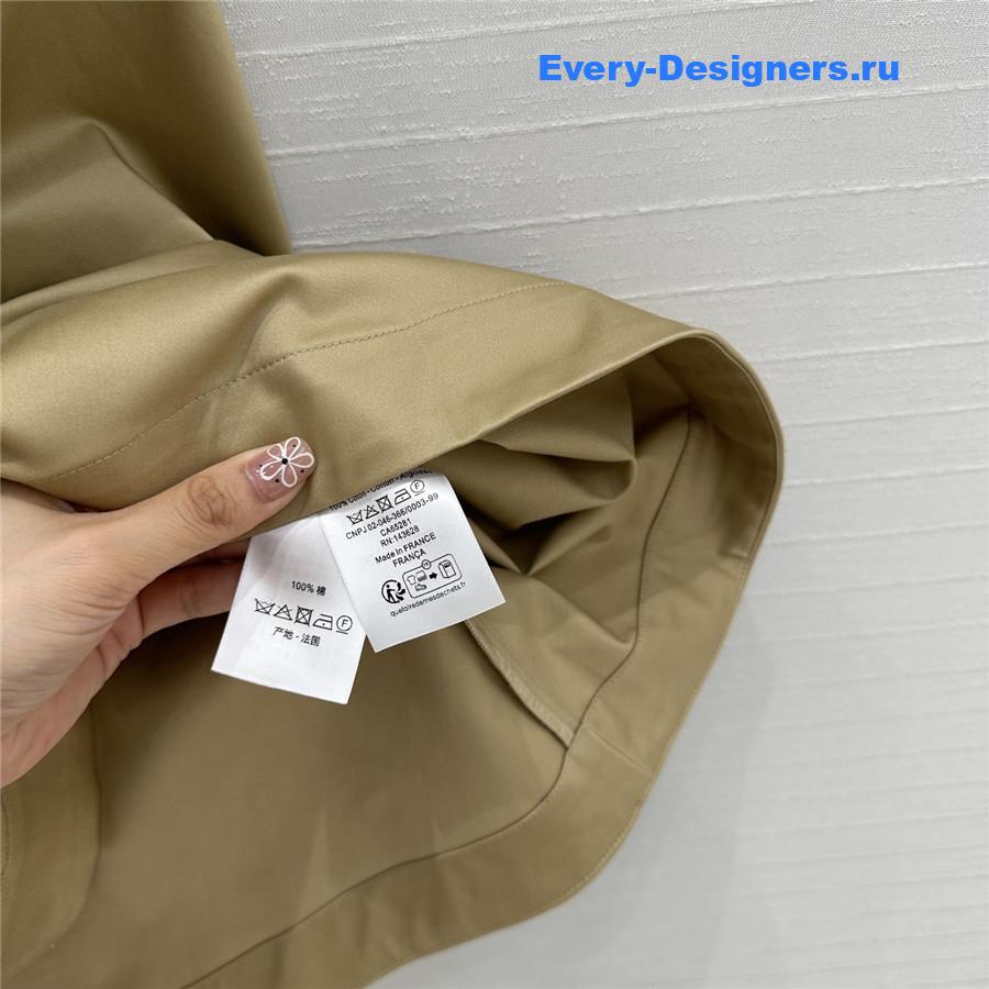 D10r brown belted skirt