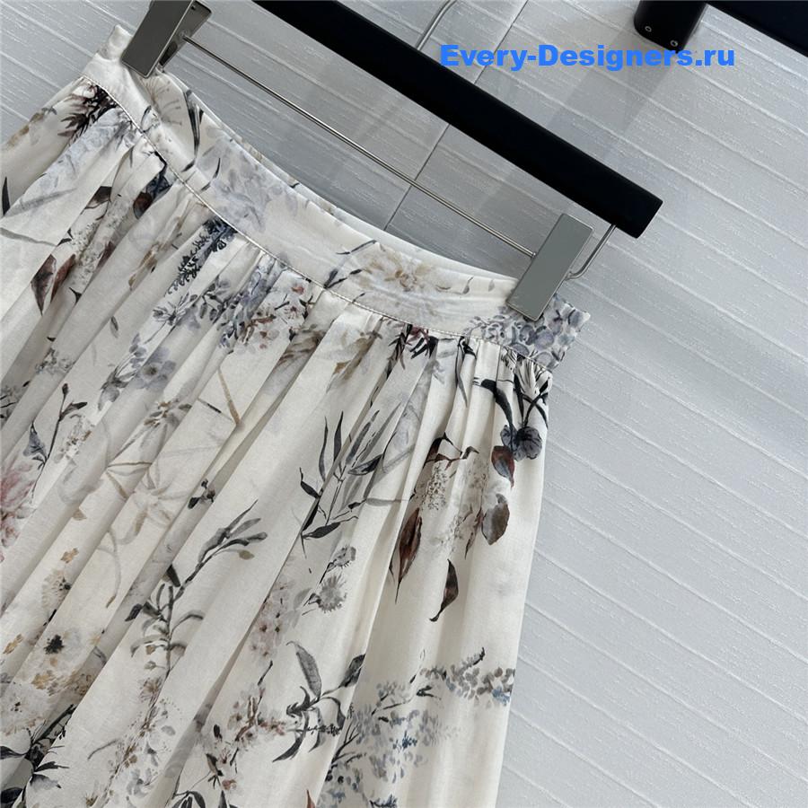 D10r millefiori flared skirt