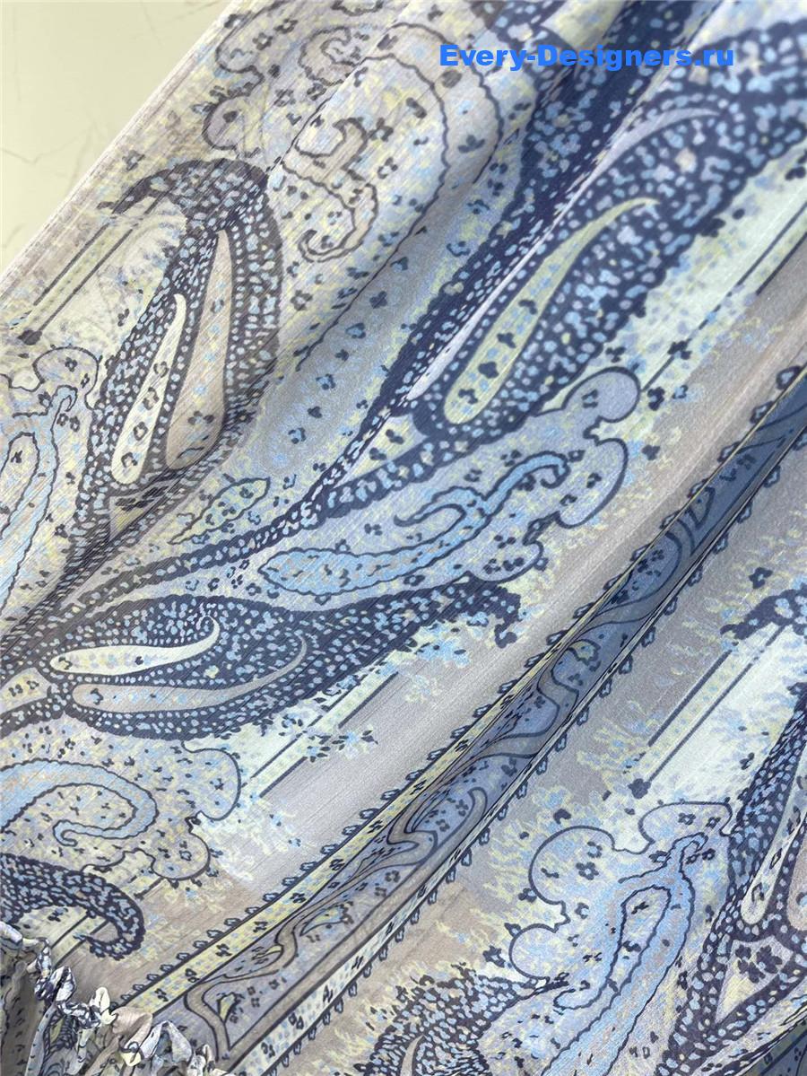 Sa1nt Lau*nt paisley silk skirt