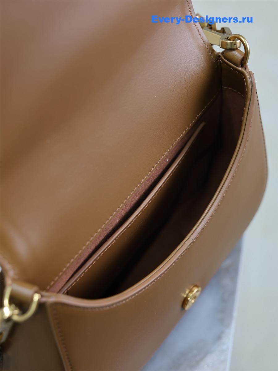 Sa1nt Lau*nt voltaireleather canvas shoulder bag