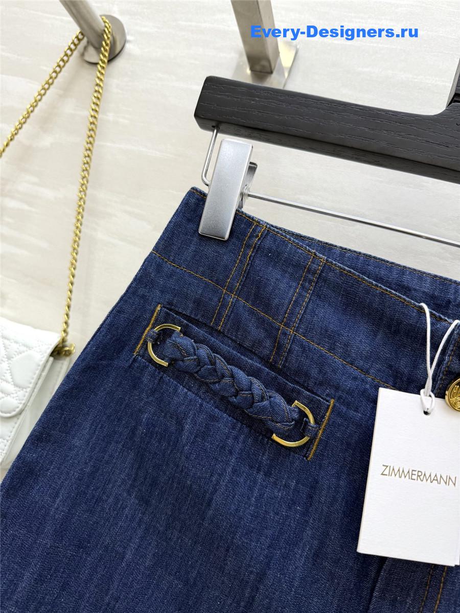 Zimm Wylie High-Rise Denim Shorts
