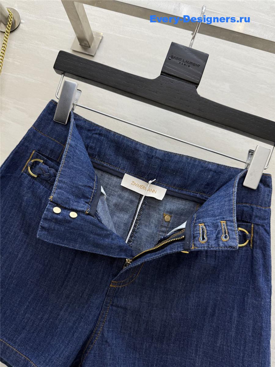 Zimm Wylie High-Rise Denim Shorts
