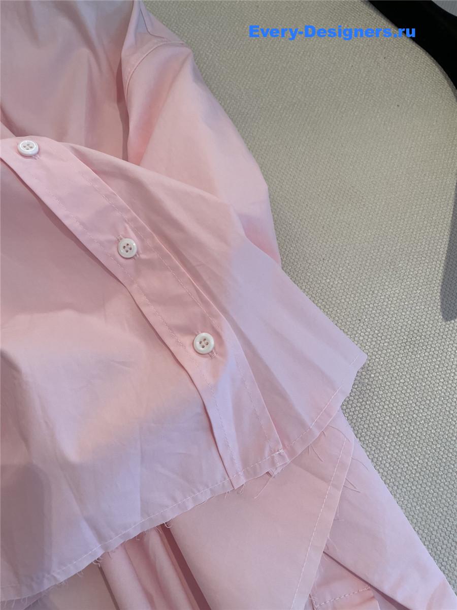 Miu Miu Alabaster Pink Poplin Blouson